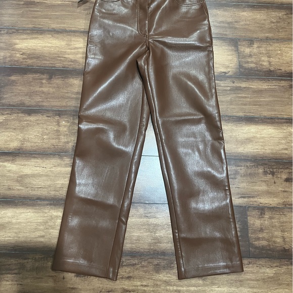 Aritzia Wilfred Melina Faux Leather Pants - Picture 2 of 4